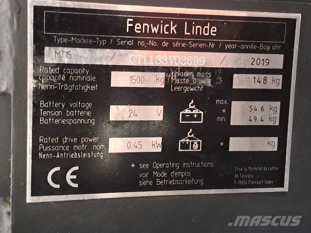 Linde MT15 Düsük seviye kaldirici