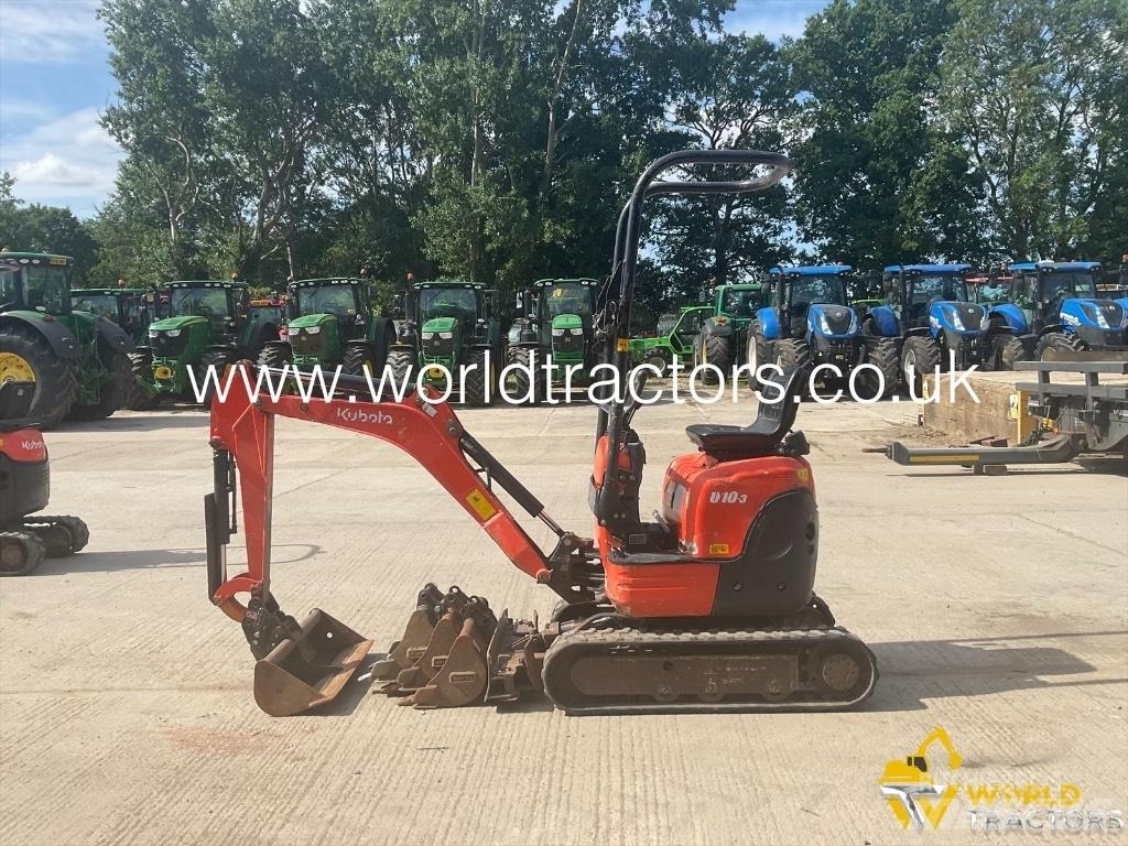 Kubota U 10-3 Mini ekskavatörler, 7 tona dek