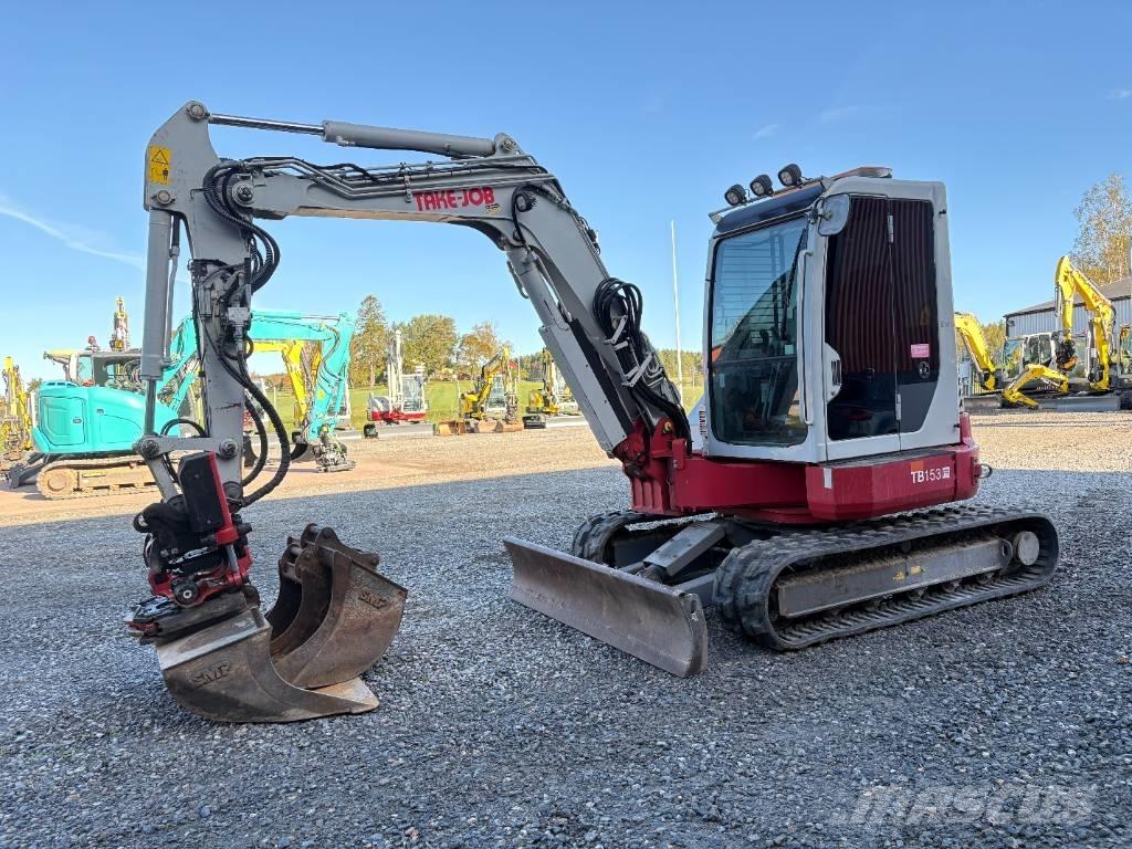 Takeuchi TB153FR Mini ekskavatörler, 7 tona dek