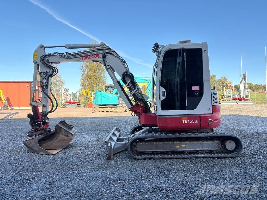 Takeuchi TB153FR Mini ekskavatörler, 7 tona dek