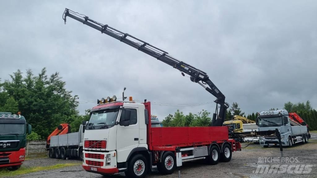 Volvo FH 460 8 x 4 Araç üzeri vinçler