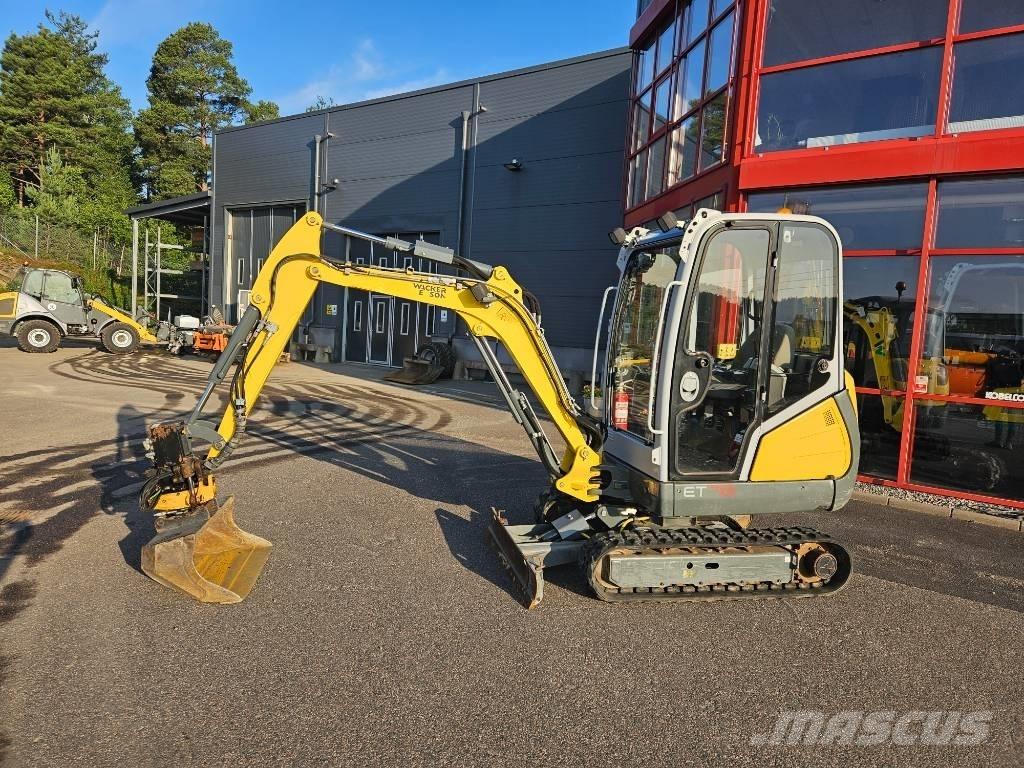 Wacker Neuson ET20 Mini ekskavatörler, 7 tona dek
