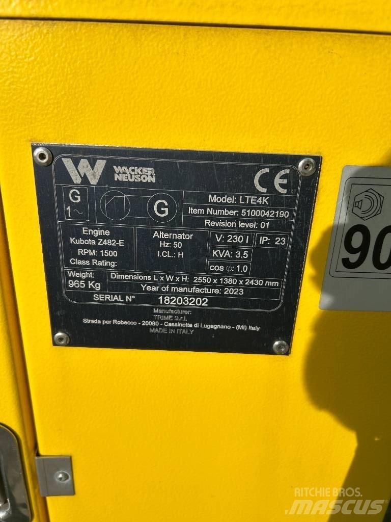 Wacker Neuson LTE4K Aydinlatma kuleleri