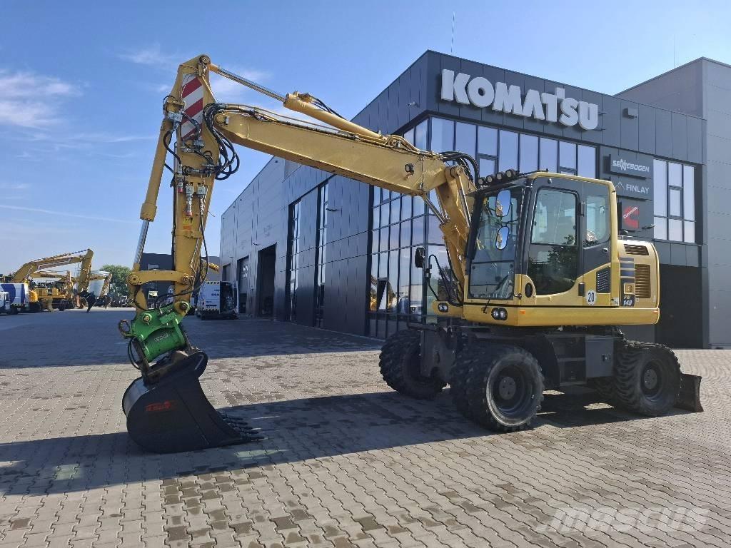 Komatsu PW 148-10 Lastik tekerli ekskavatörler