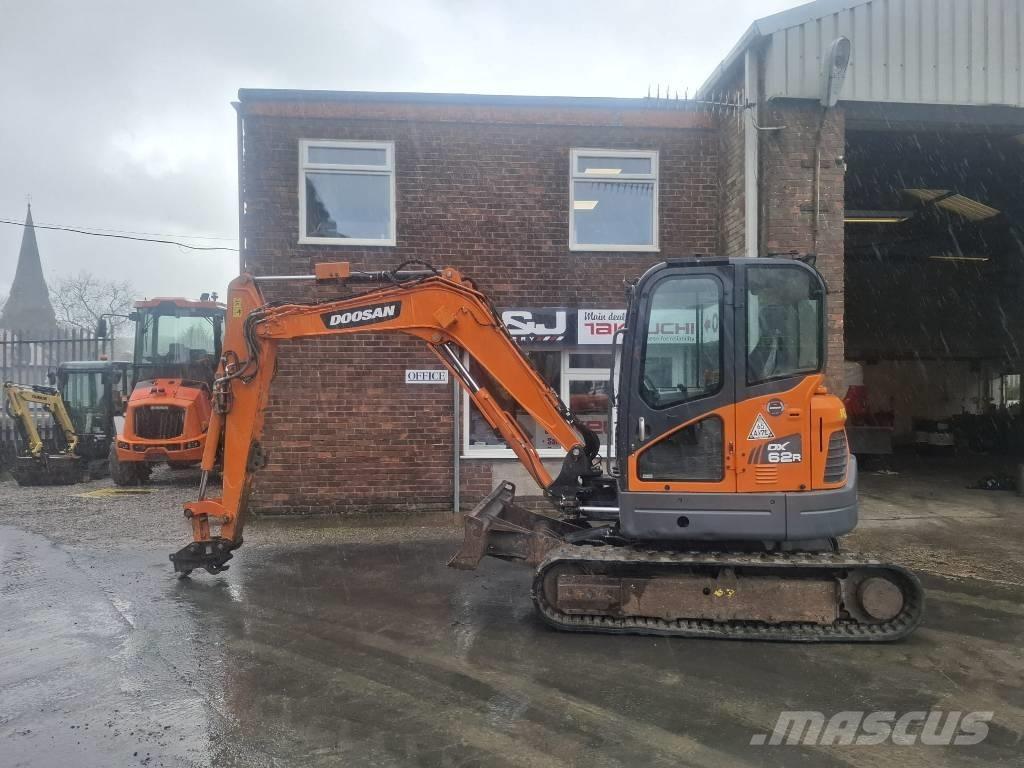 Doosan DX 62 R-3 Mini ekskavatörler, 7 tona dek