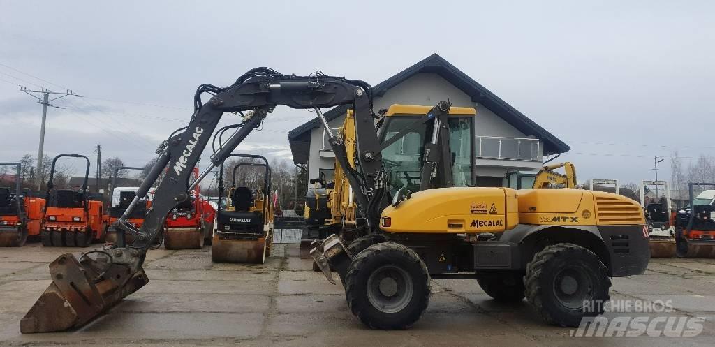 Mecalac 12 M TX Lastik tekerli ekskavatörler