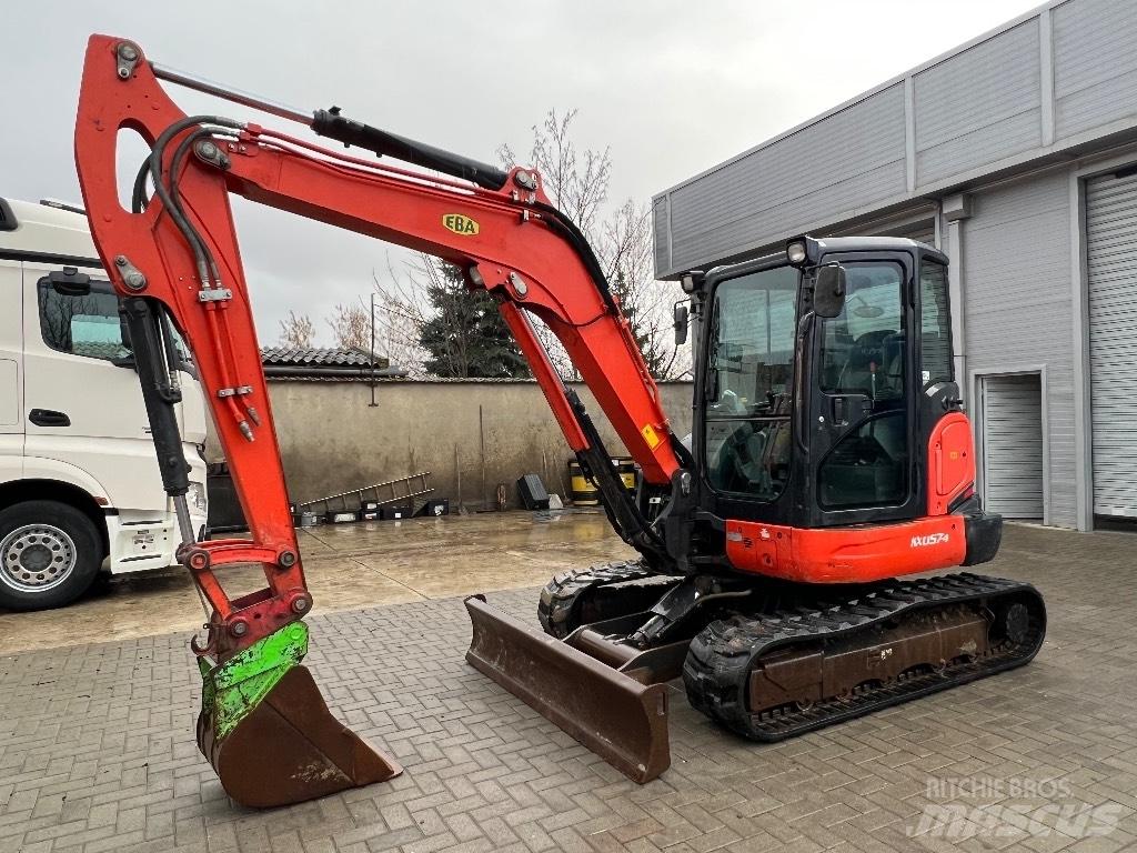 Kubota KX 057-4 Mini ekskavatörler, 7 tona dek