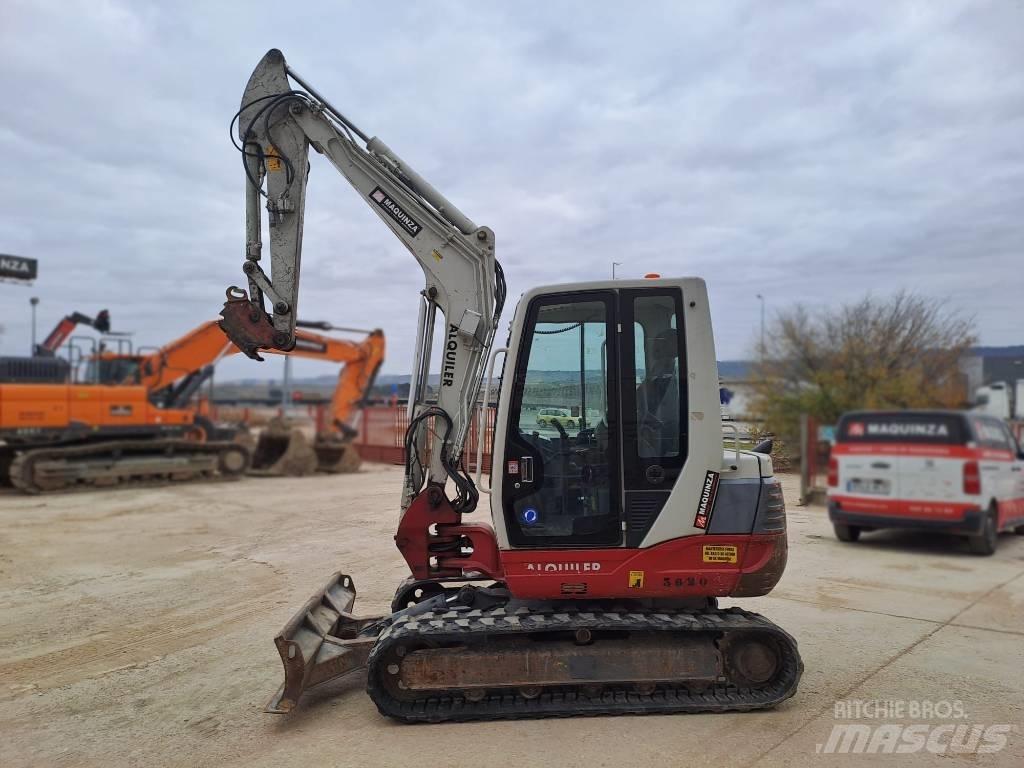 Takeuchi TB 250 Mini ekskavatörler, 7 tona dek
