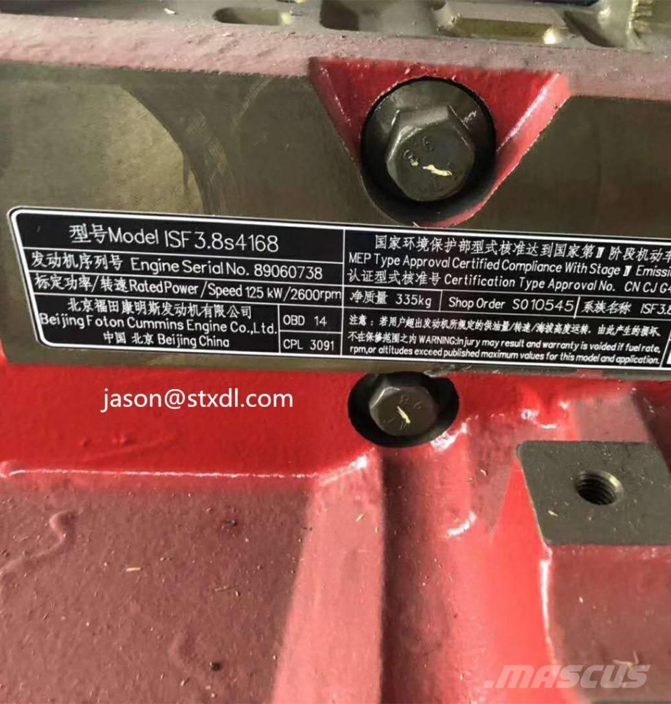 Cummins ISF3.8s4168 Motorlar