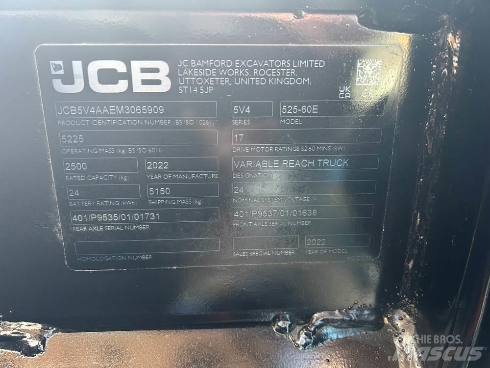 JCB 525-60 E-TECH Teleskopik yükleyiciler