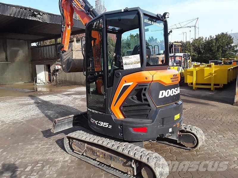 Doosan DX 35 Z Mini ekskavatörler, 7 tona dek