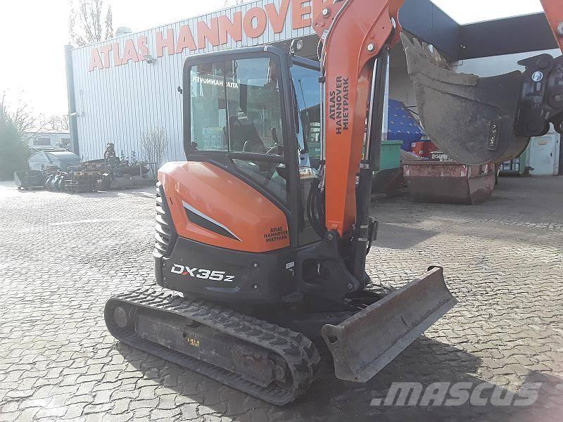 Doosan DX 35 Z Mini ekskavatörler, 7 tona dek