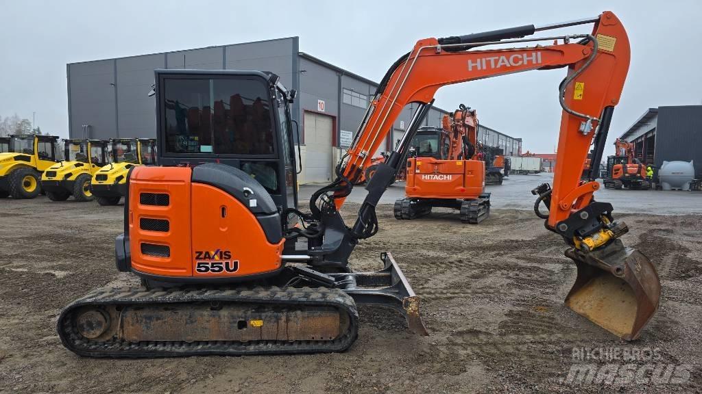 Hitachi ZX55-5A CLR Mini ekskavatörler, 7 tona dek