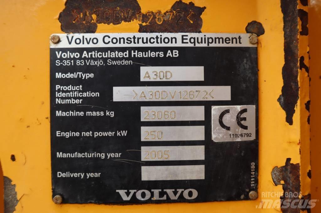 Volvo A30D Belden kirma kaya kamyonu
