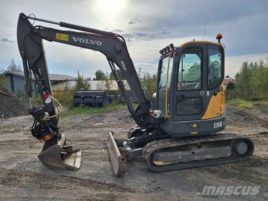 Volvo ECR 58 D Mini ekskavatörler, 7 tona dek