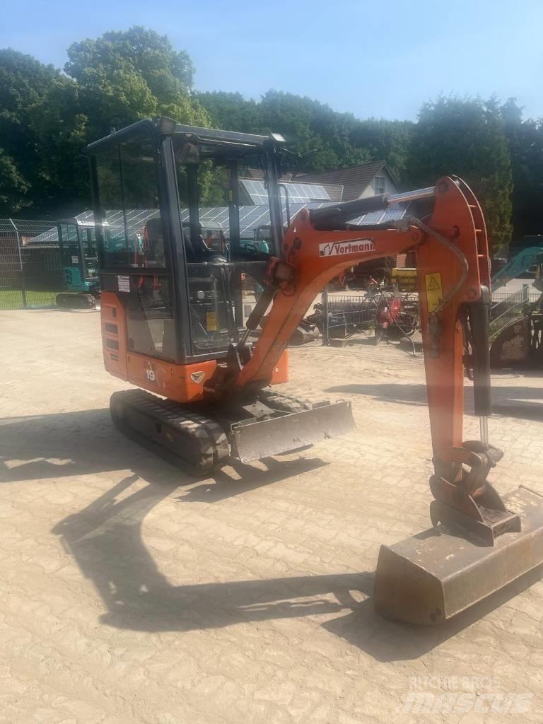 Hitachi ZX 19 Mini ekskavatörler, 7 tona dek