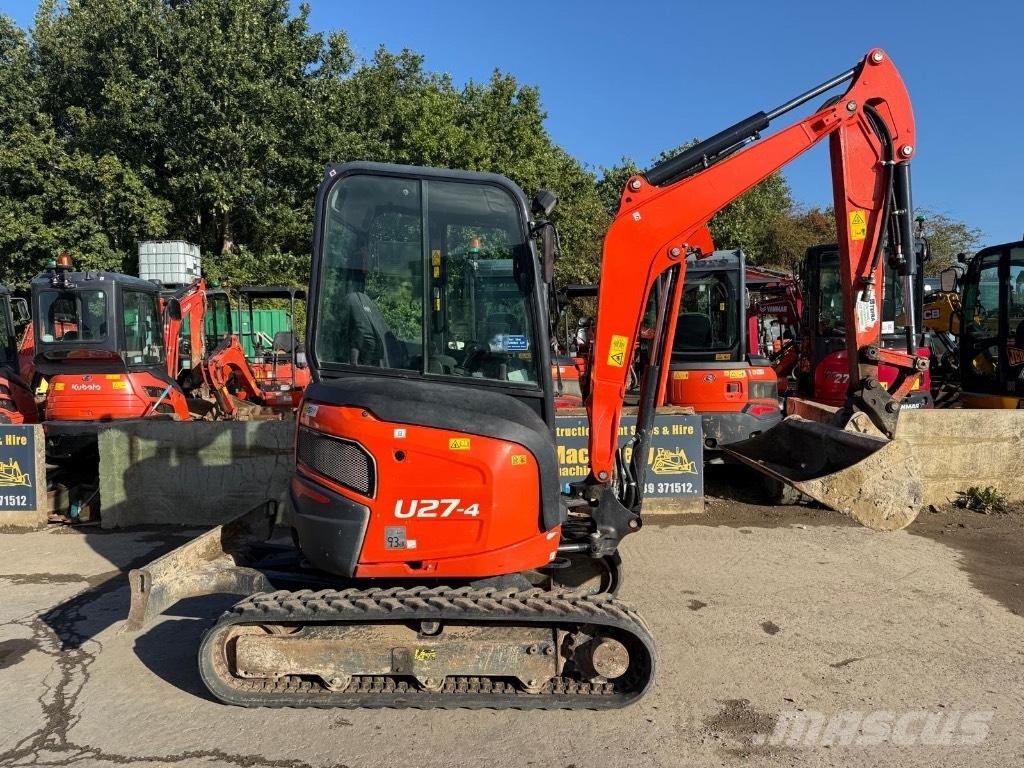Kubota U 27-4 Mini ekskavatörler, 7 tona dek