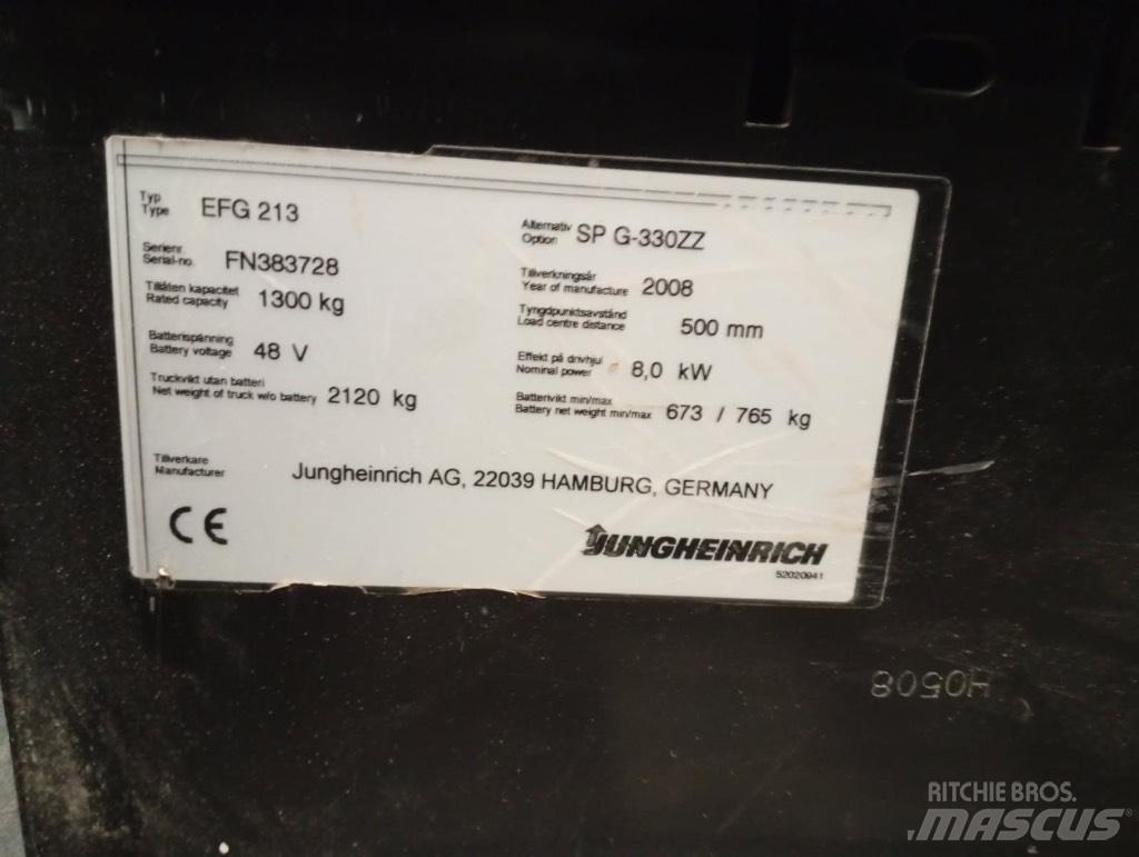 Jungheinrich EFG213 Elektrikli forkliftler