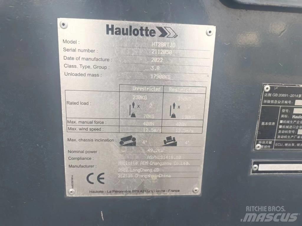 Haulotte HT28RTJO Teleskopik personel platformları