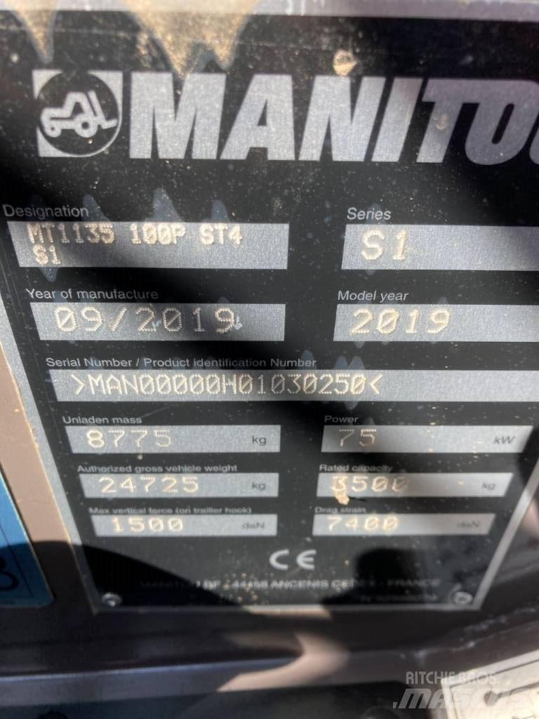 Manitou MT 1135 Teleskopik yükleyiciler