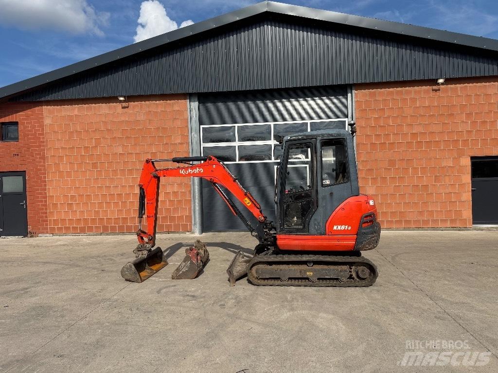 Kubota KX 61-3 Mini ekskavatörler, 7 tona dek