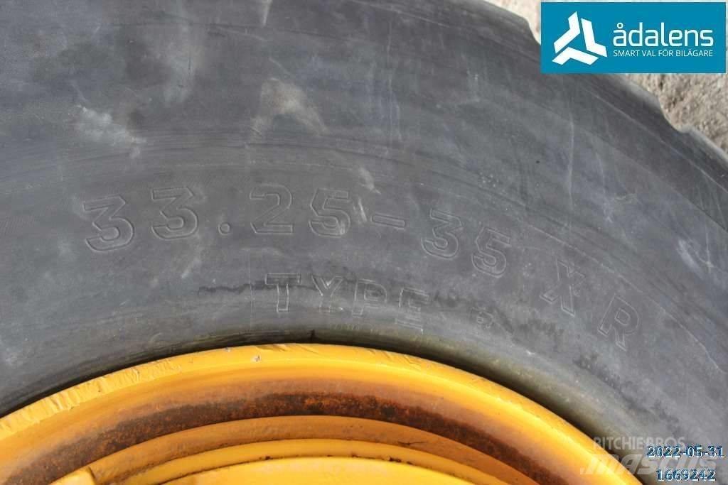  Dumper hjul 33.25-35 Lastikler