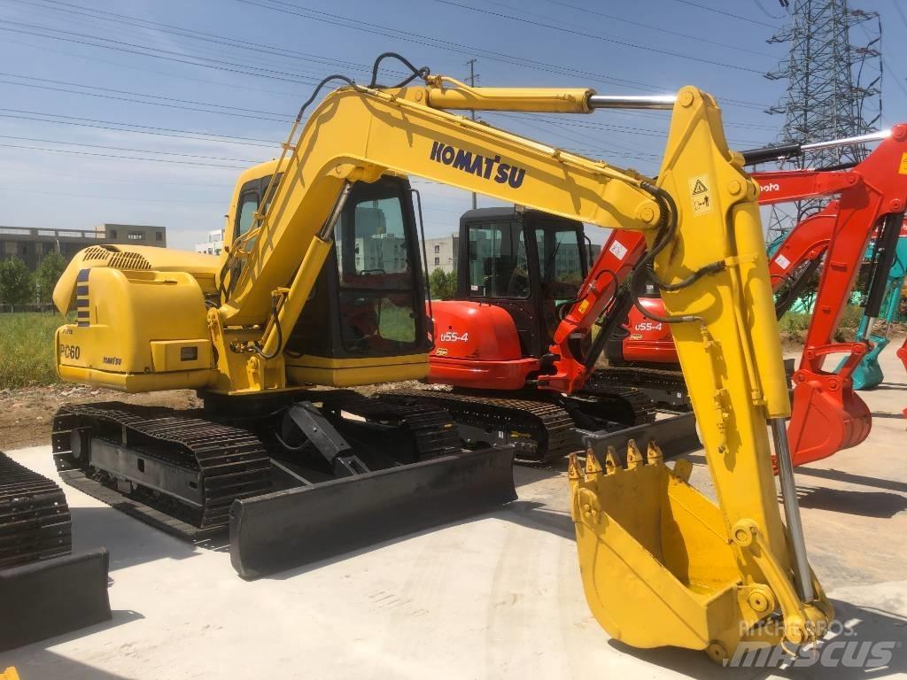Komatsu PC 60 Paletli ekskavatörler