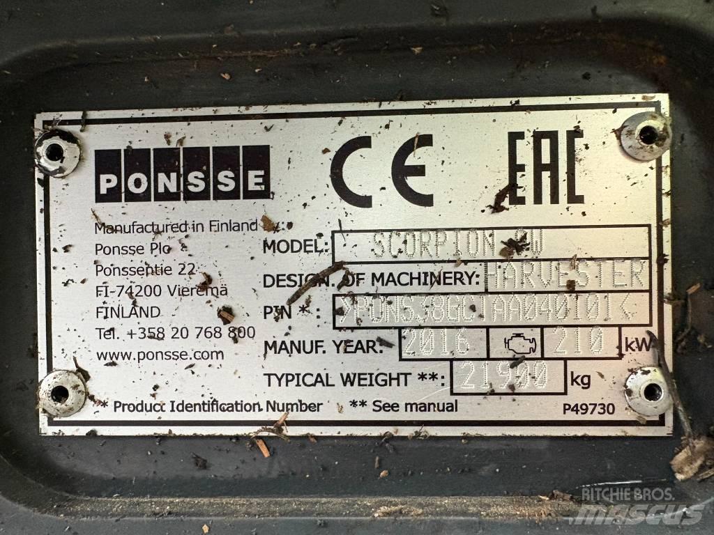 Ponsse Scorpion Biçerdöverler