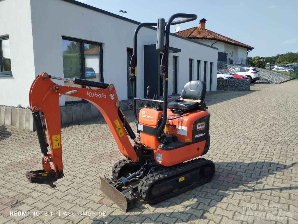 Kubota K008-5 Mini ekskavatörler, 7 tona dek