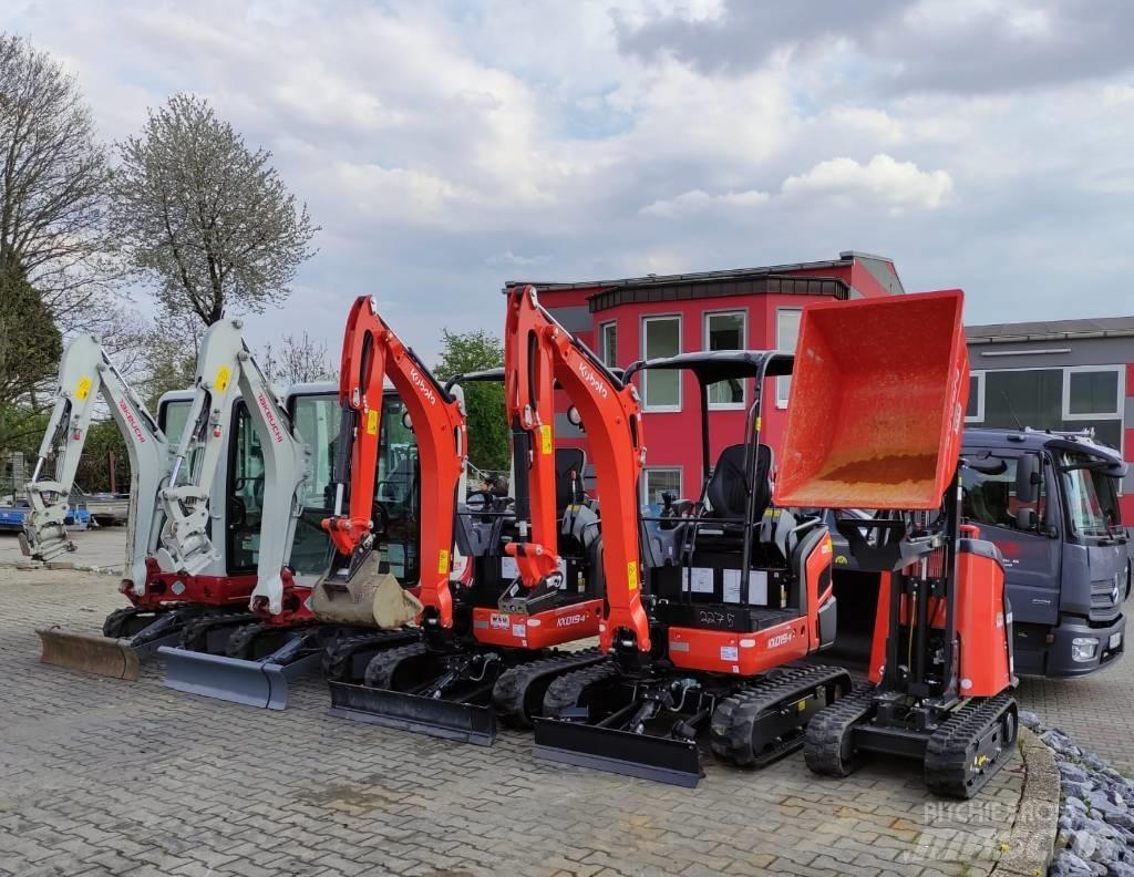 Kubota K008-5 Mini ekskavatörler, 7 tona dek