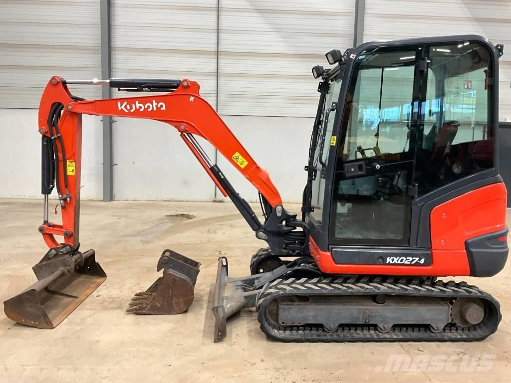 Kubota KX 027-4 HI Mini ekskavatörler, 7 tona dek