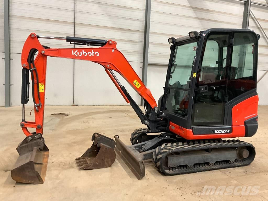 Kubota KX 027-4 HI Mini ekskavatörler, 7 tona dek