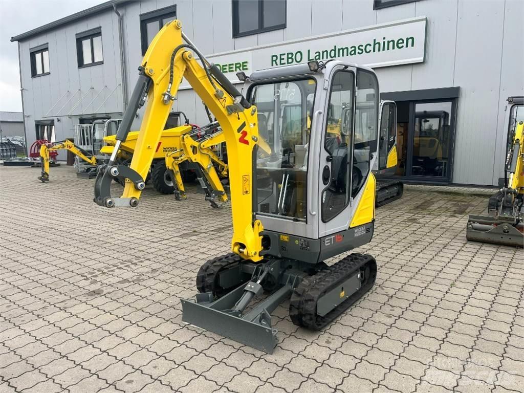 Wacker ET 16 Mini ekskavatörler, 7 tona dek