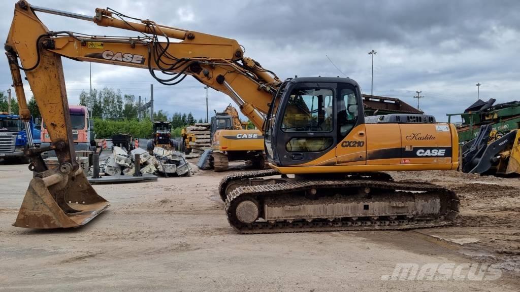 CASE CX 210 LC Paletli ekskavatörler
