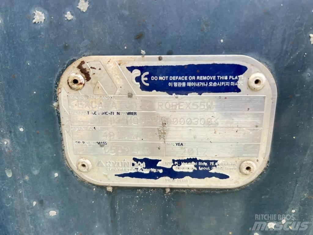 Hyundai R55W-9A Lastik tekerli ekskavatörler