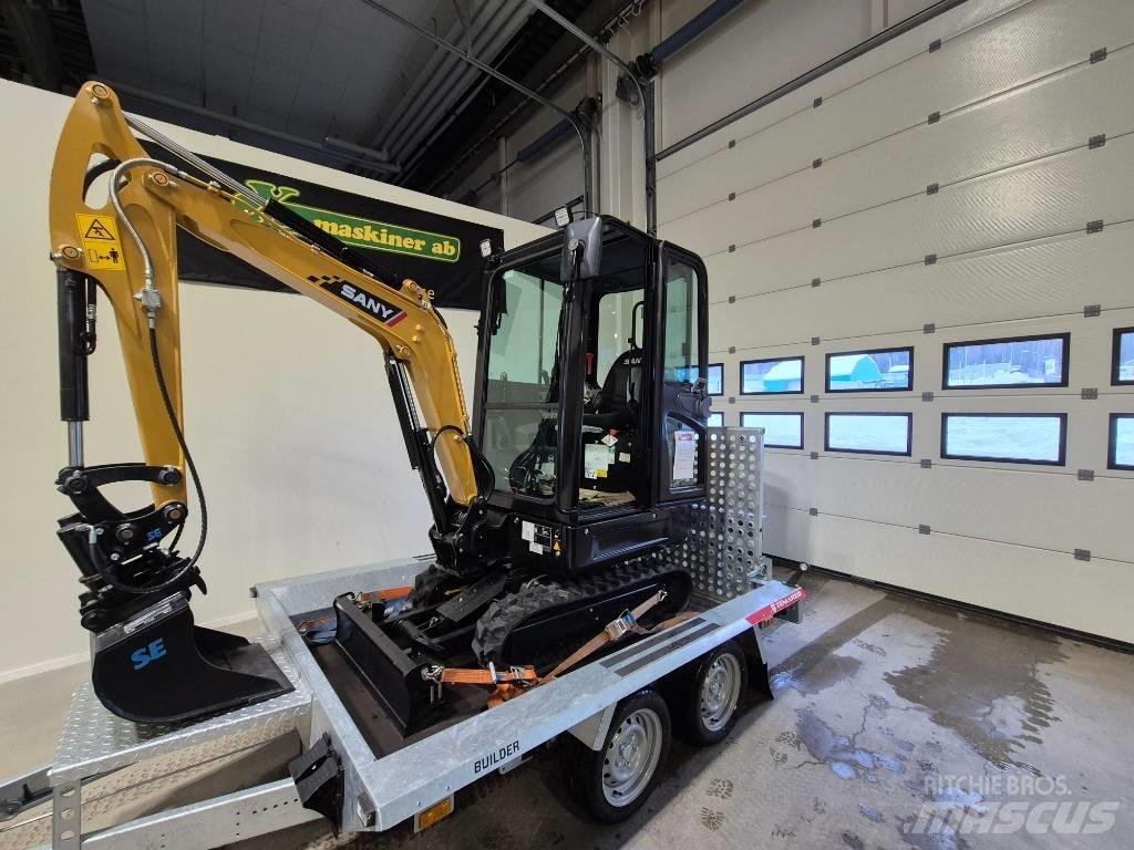 Sany SY 18 C Mini ekskavatörler, 7 tona dek