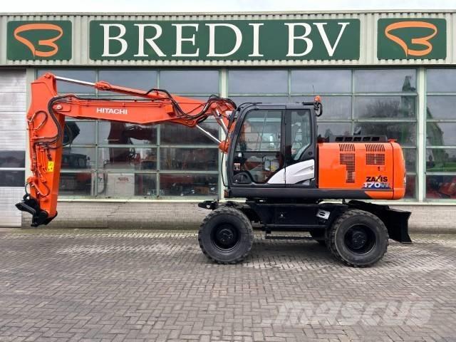 Hitachi ZX 170 W-6 Lastik tekerli ekskavatörler