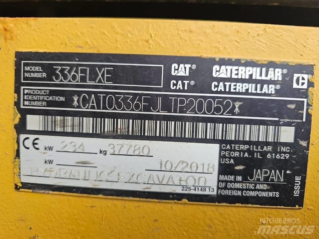 CAT 336 F L Paletli ekskavatörler