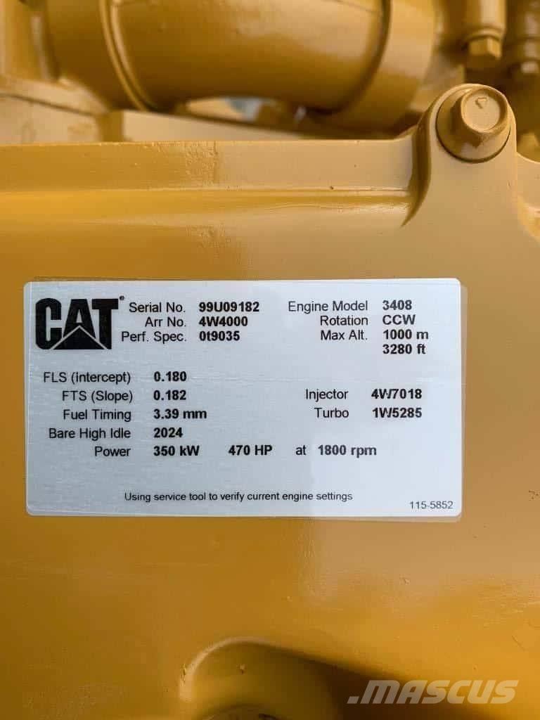 CAT 3408 DITA Deniz motoru üniteleri