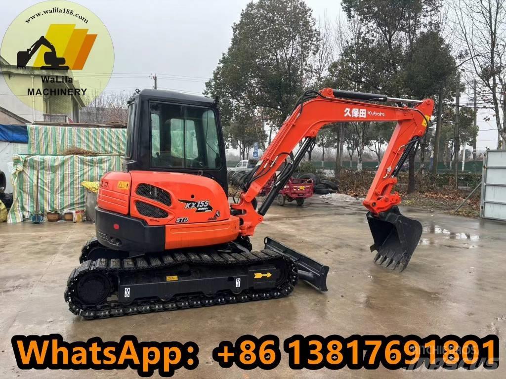 Kubota Kx155 Mini ekskavatörler, 7 tona dek