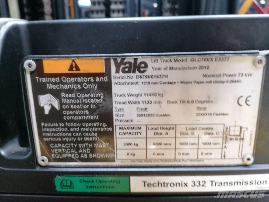 Yale VX70 LPG'li forkliftler