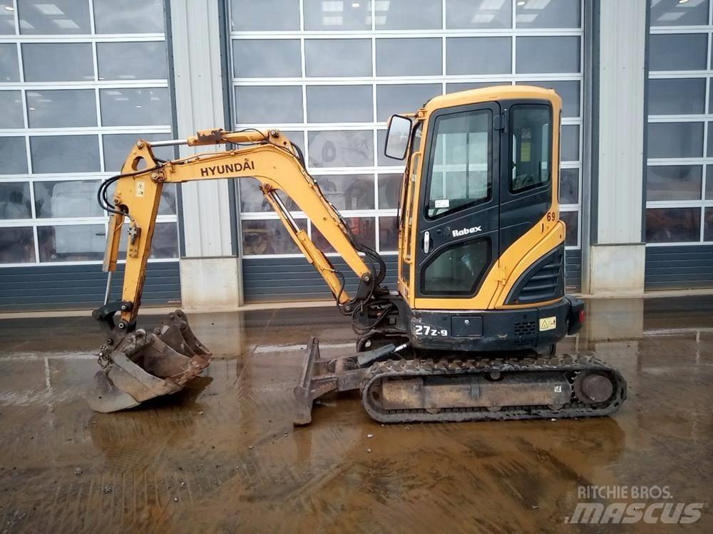 Hyundai Robex 27Z-9 Mini ekskavatörler, 7 tona dek