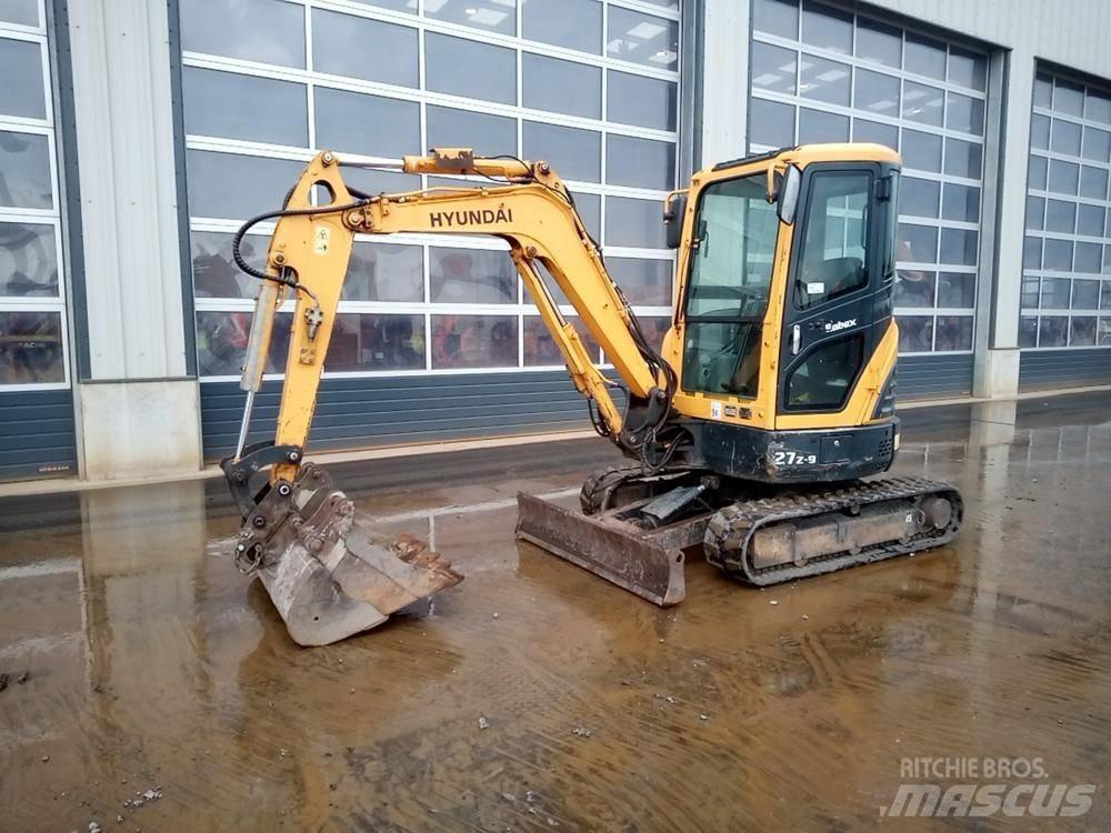 Hyundai Robex 27Z-9 Mini ekskavatörler, 7 tona dek