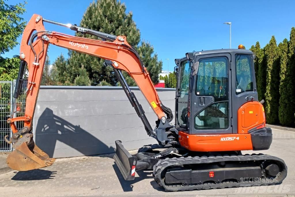 Kubota KX 057-4 Mini ekskavatörler, 7 tona dek