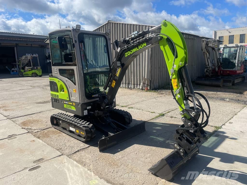 Zoomlion ZE 20 G Mini ekskavatörler, 7 tona dek