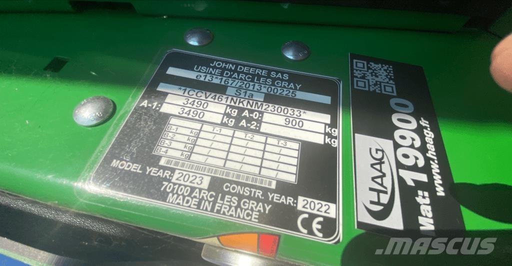 John Deere V461M Rulo balya makinalari