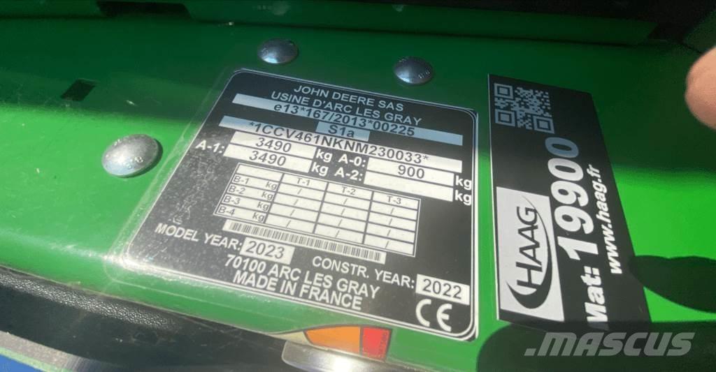 John Deere V461M Rulo balya makinalari