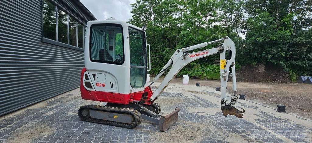 Takeuchi TB216 Mini ekskavatörler, 7 tona dek