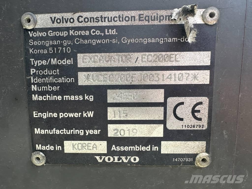 Volvo EC 200 EL Paletli ekskavatörler