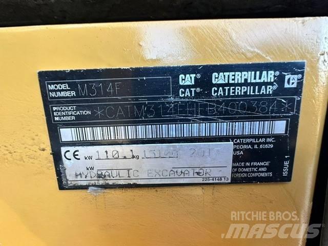 CAT M 314 F Lastik tekerli ekskavatörler